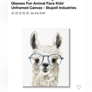 Wall art llama